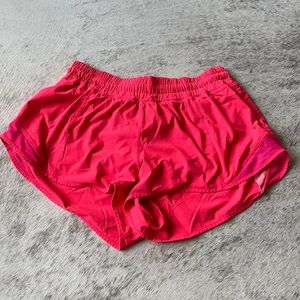 Pink Lululemon Hotty Toddy Shorts